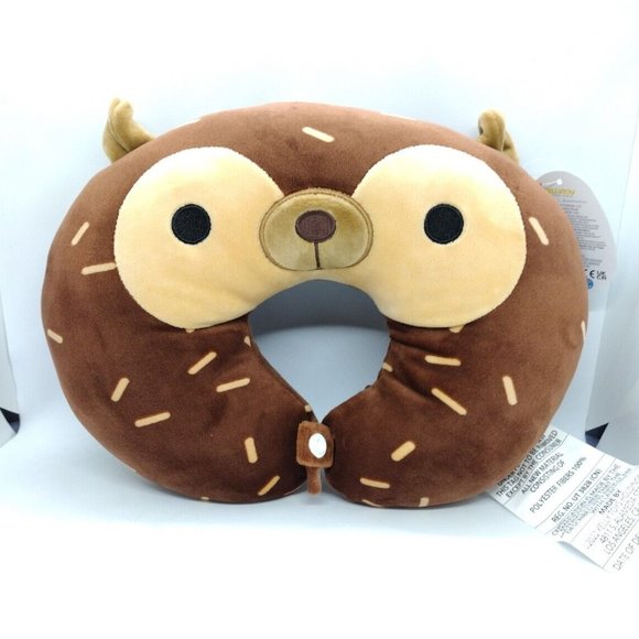 Squishmallows Toys Squishmallow Neck Pillow Hans The Hedgehog Plush Bnwt Cuddly Travel